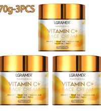 Vitamin C Face Cream Retinol Smooth Wrinkle Moisturizing Firming Hyaluronic Lightening Repairing Smooth Skincare Whitening Cream - BlissFully