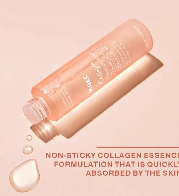 Collagen toner + triple collagen moisturizing cream, facial moisturizing moisturizing nourishing and brightening skin tone