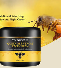 Queen Bee Venom Anti-Aging Face Cream - Collagen Boost & Deep Hydration, Wrinkle Reduction, Day/Night Moisturizer for All Skin - BlissFully