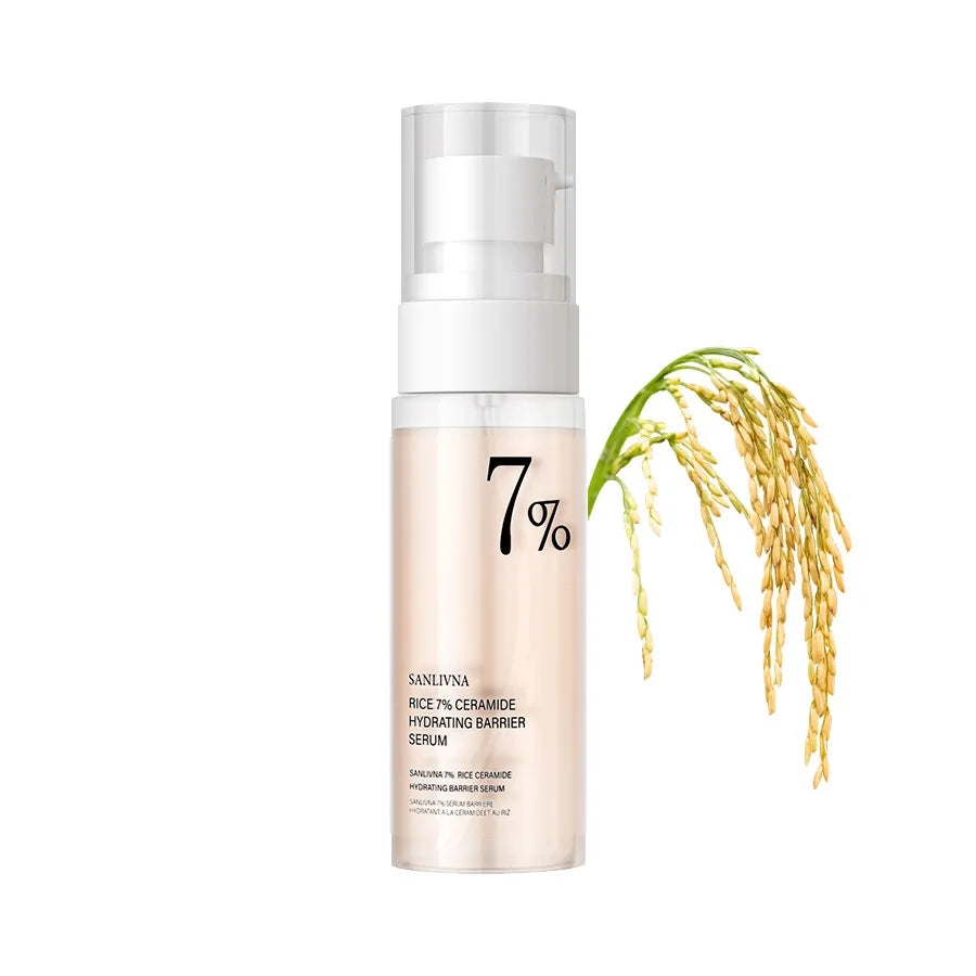 Rice Toner 70% Rice Extract Serum with Niacinamide, Rice Cleansing Foam, Deep Cleansing, Moisturizer for Dry Skin, Skin Care Set - BlissFully
