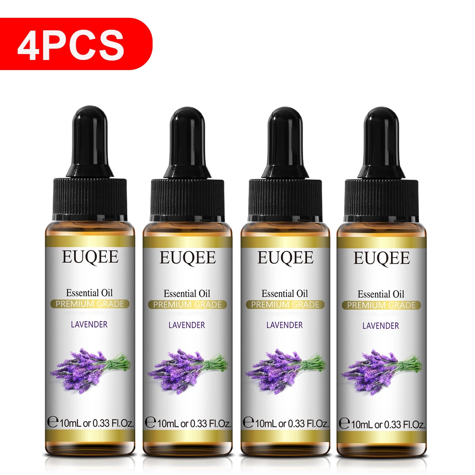 EUQEE 10ML Palo Santo Natural Essential Oil With Glass Dropper Oregano Cardamom Marjoram Fennel Lemon Eucalyptus Aroma Oils