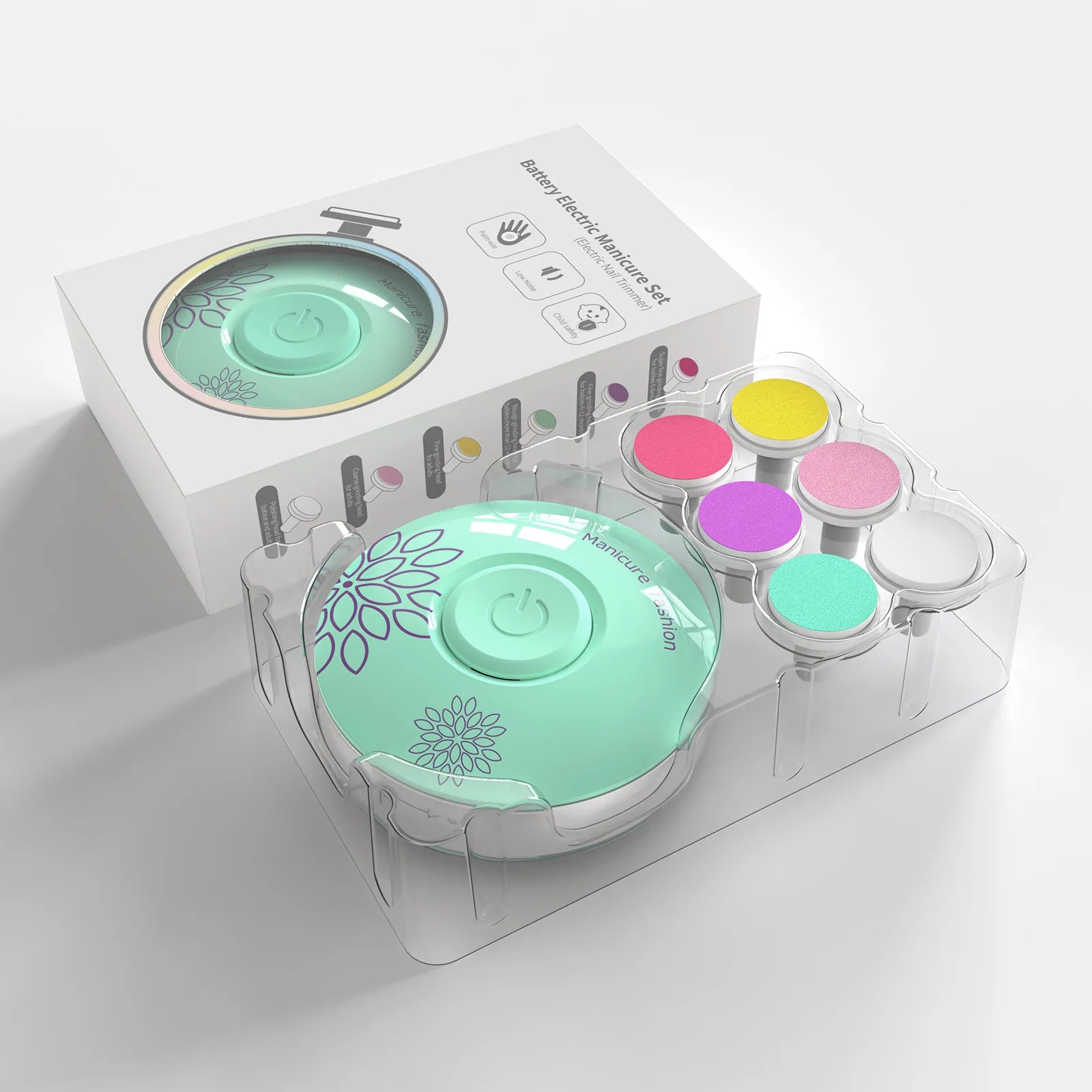 Electric Baby Nail Trimmer Kid Nail Polisher Tool Baby Nail Clipper Cutter for Newborn Baby Hygiene Kit Infant Manicure Scissors