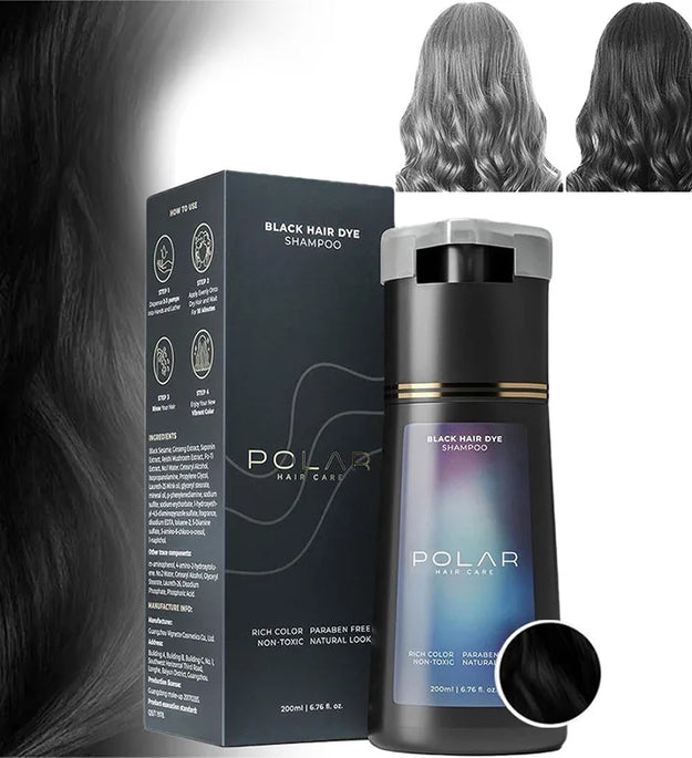 3-in-1 Hair Dye Shampoo  Quick Color Shampoo White Hair Quick Blackening Shampoo Oil Control Fluffy Shampoo Product Nourish Hair - BlissFully