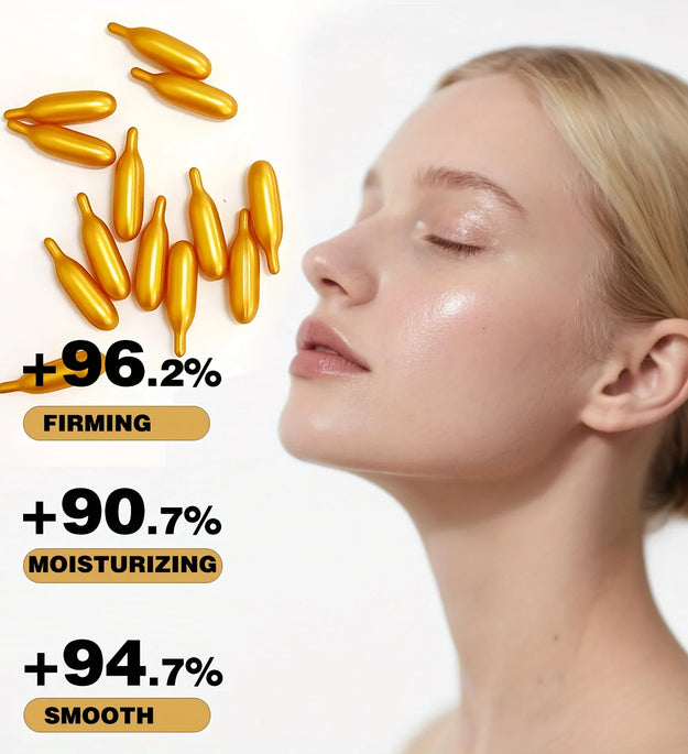 Vitamin E Serum Capsules, Single-Use Essence Capsules, Hydrating and Moisturizing Facial Skin, 90 Capsules/Bottle - 1 Bottle