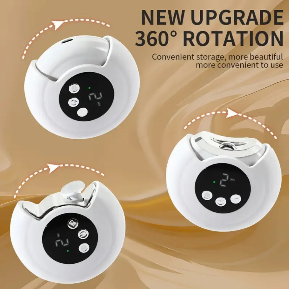 New Upgrade 3 in 1 Electric Nail Clipper with LED Light Automatic Trimmer for Baby Adult Nails Cutting Polishing Manicure