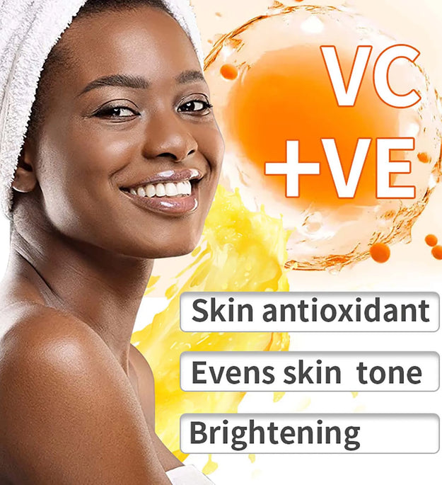 AILKE Vitamin C Whitening Kit For Women, Even Skin Tone, Clean Skin, Moisturizing, Anti Wrinkles, Skin Glowing Beauty Set