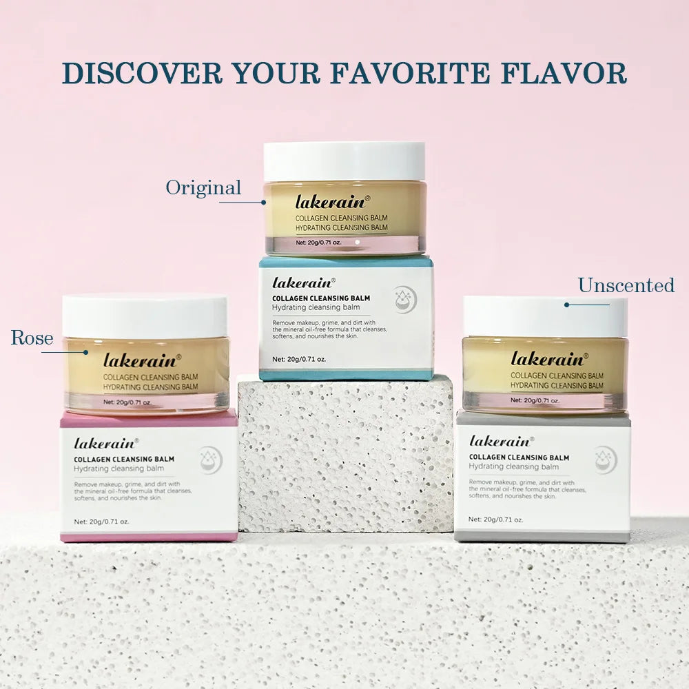 Original Collagen Cleansing Balm Nourishing Cream Makeup Remover Mild Non-irritating Moisturizing Non-greasy Cleansing Balm