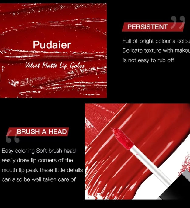 Best Lip Makeup 17 Color Sexy Matte Long Lasting Lipgloss Liquid Lipstick Lip Cream