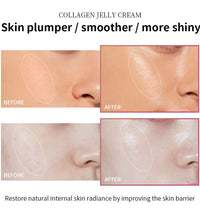 Moisturizing Collagen Jelly Cream Niacinamide Hydrolyzed Collagen Tightening Soothing Anti-Aging Firmness Hydration Skincare - BlissFully