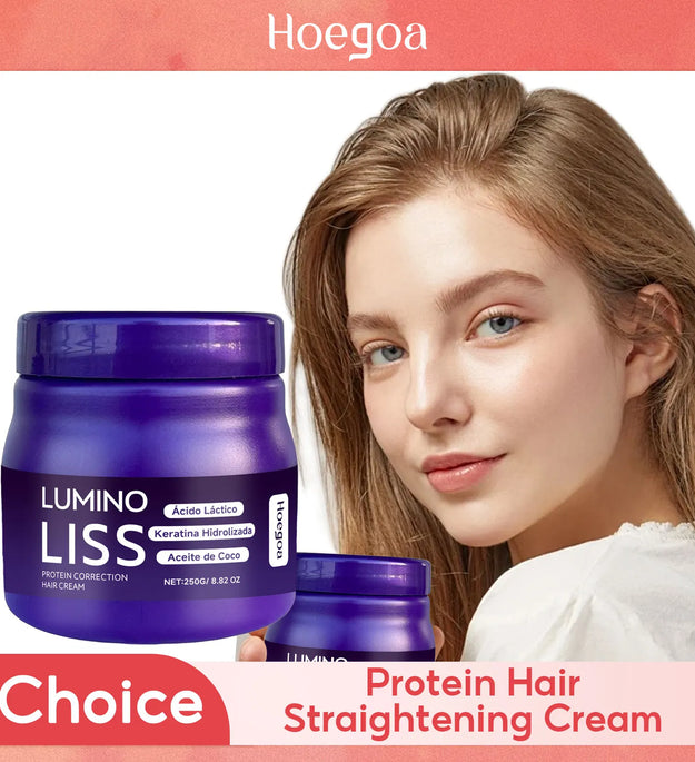 250g Keratin Straightening Hair Mask Restore Hair Soften Gloss Straightener Deep Repair Conditioner For Dry Damaged Frizzy Hair - BlissFully