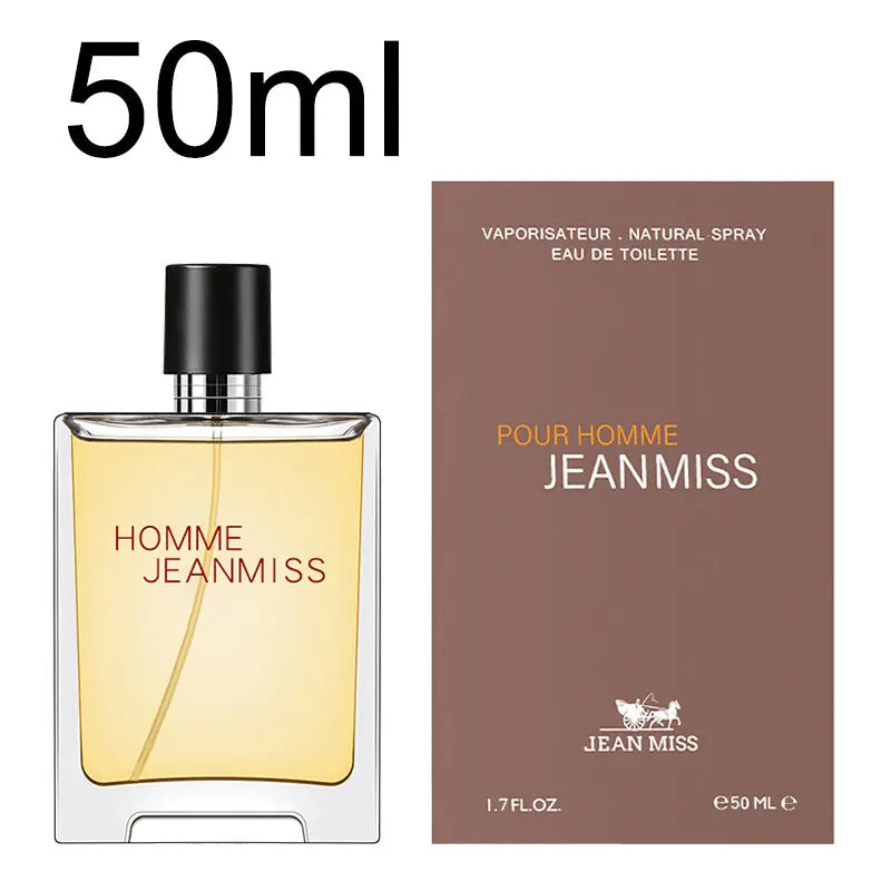 50ml Cologne Perfume Men Fresh Energetic Spicy Fougere Earthy Woody Tones Perfume Long Lasting Parfum Cologne Dating Deodorants