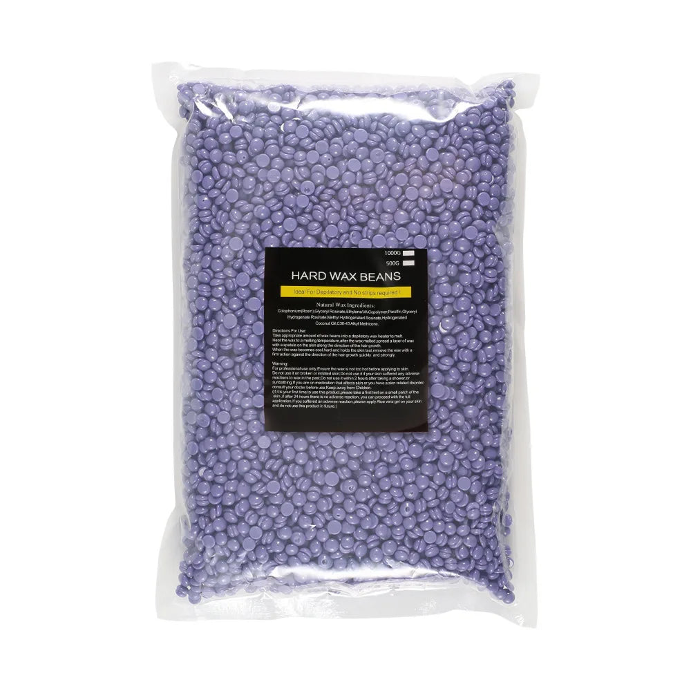 500g/Pack Wax Beans Depilatory Hot Film Pellet Removing Bikini Face Hair Legs Arm Hair Removal Bean Unisex Hair Removal