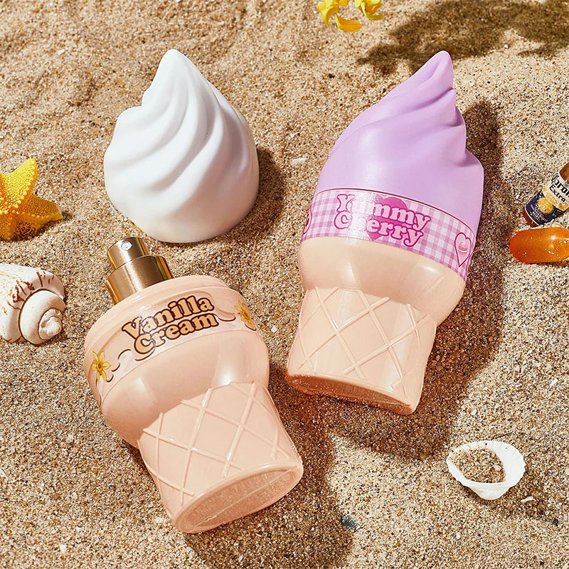 60ml Ice Cream Sweet Women's Perfume Long-lasting Fresh Vitality Floral Fragrance Eau De Toilette Charming Date Fragrance Spray