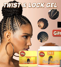 Edge Control Gel Set Hair Braiding Gel Biotin Anti Break Hair Wax Non-Greasy Hair Styling Cream Anti-Frizz Wax Stick For Wig - BlissFully