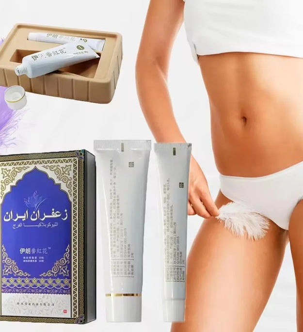 Cream White Iranian Saffron Cream Vulva leukoplakia Iran Vagina care Repair Massage Cream Feminine Intimate Hygiene Health Care