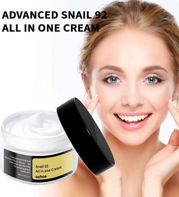 Snail Anti Aging Serum Cream Collagen Advanced Moisturizing Firming Tightening Fade Fine Lines Shrink Pores Smooth Skin Care