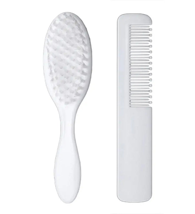 2pcs/set Infant Baby Toldder Hair Massage Comb Scalp Brush Fetal Lichen Removal Comb
