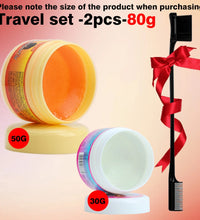 Edge Control Gel Set Hair Braiding Gel Biotin Anti Break Hair Wax Non-Greasy Hair Styling Cream Anti-Frizz Wax Stick For Wig - BlissFully