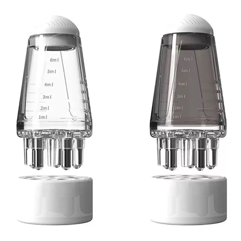 Scalp Applicator Hair Regrowth & Styling Solution Guide Comb Hexagon Head Oil Roller Ball Massage Comb Massage Relaxation Tools