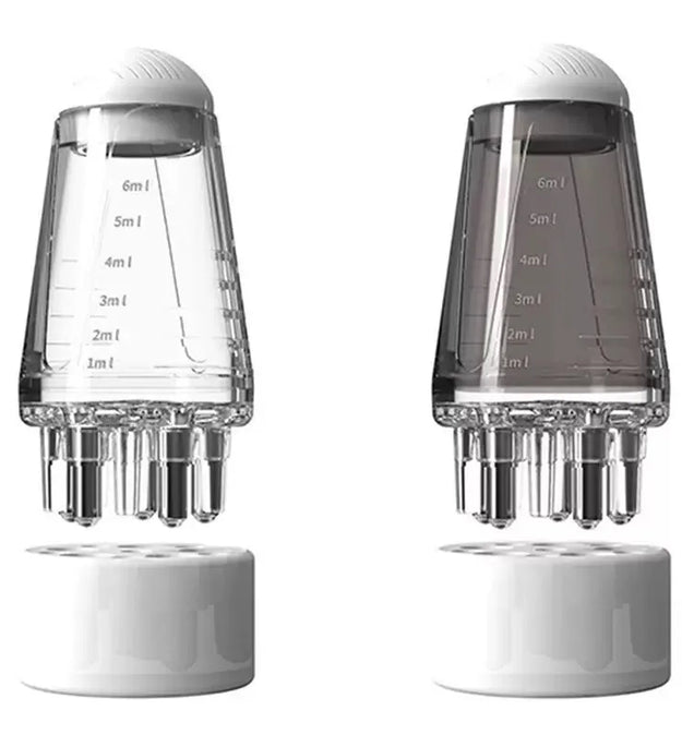 Scalp Applicator Hair Regrowth & Styling Solution Guide Comb Hexagon Head Oil Roller Ball Massage Comb Massage Relaxation Tools