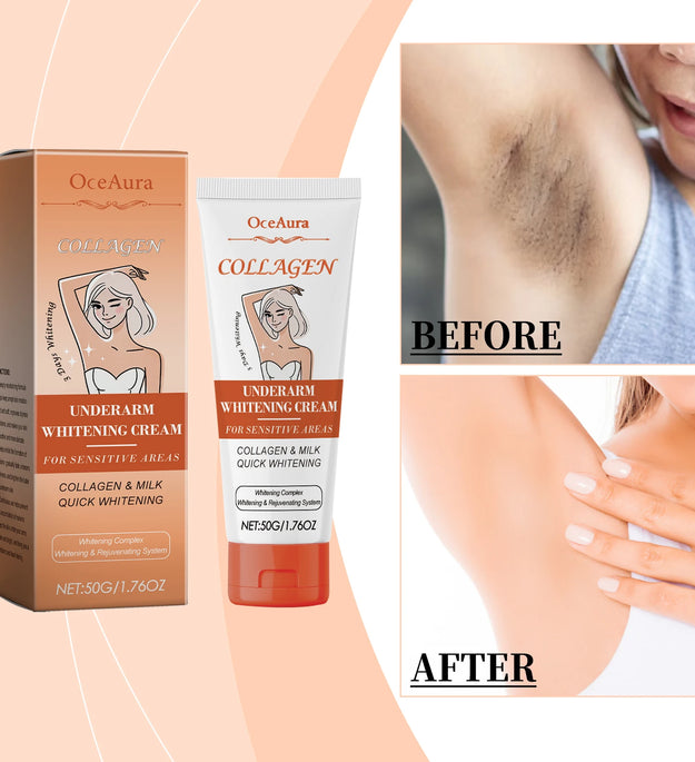 Underarm Whitening Cream Armpit Legs Knee Elbow Cream Remove Dark Spots Melanin Brighten Skin Care Moisturizing Skin Cream 50g