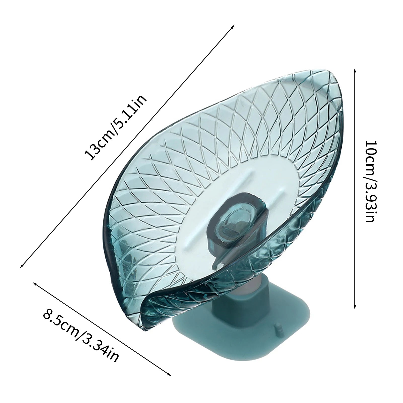 Soap Holder Drain Hole Design Non-slip Base Soap Dish Soap Tray Suitable for Home Travel Gym Bathroom Decoration