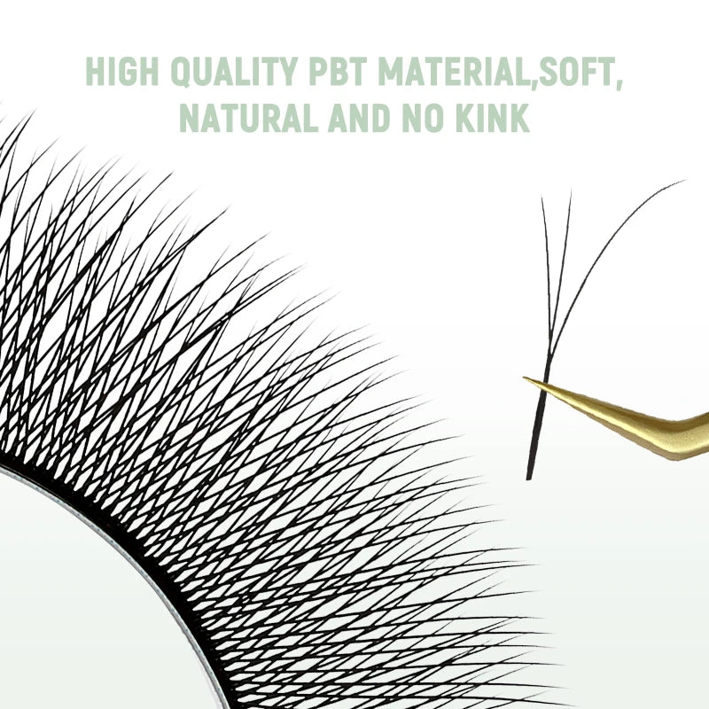 SAKURAHANA Fox 3D 4D 5D Shaped Eyelashes Fibers False Eyelashes Extension Premade Volume Fans Slant Flying False Eyelashes