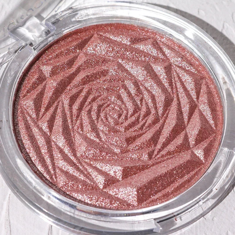 6 Colors Diamond Highlighter Powder Palette Glitter Face Contour Brighten Makeup Shimmer Ultra-concentrated Illuminate Cosmetic