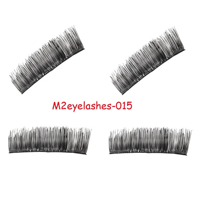 3D Magnetic False Eyelashes Individual Lashes Extension Tools Set Accessories Mink Fake Eyelash Makeup Cosmetics With 2/3 Magnet