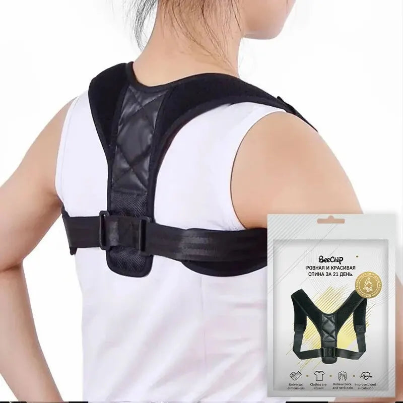 Back Posture Correction Belt Hunchback Prevention Correction of Sitting Posture Unisex Breathable Body Shaping - BlissFully