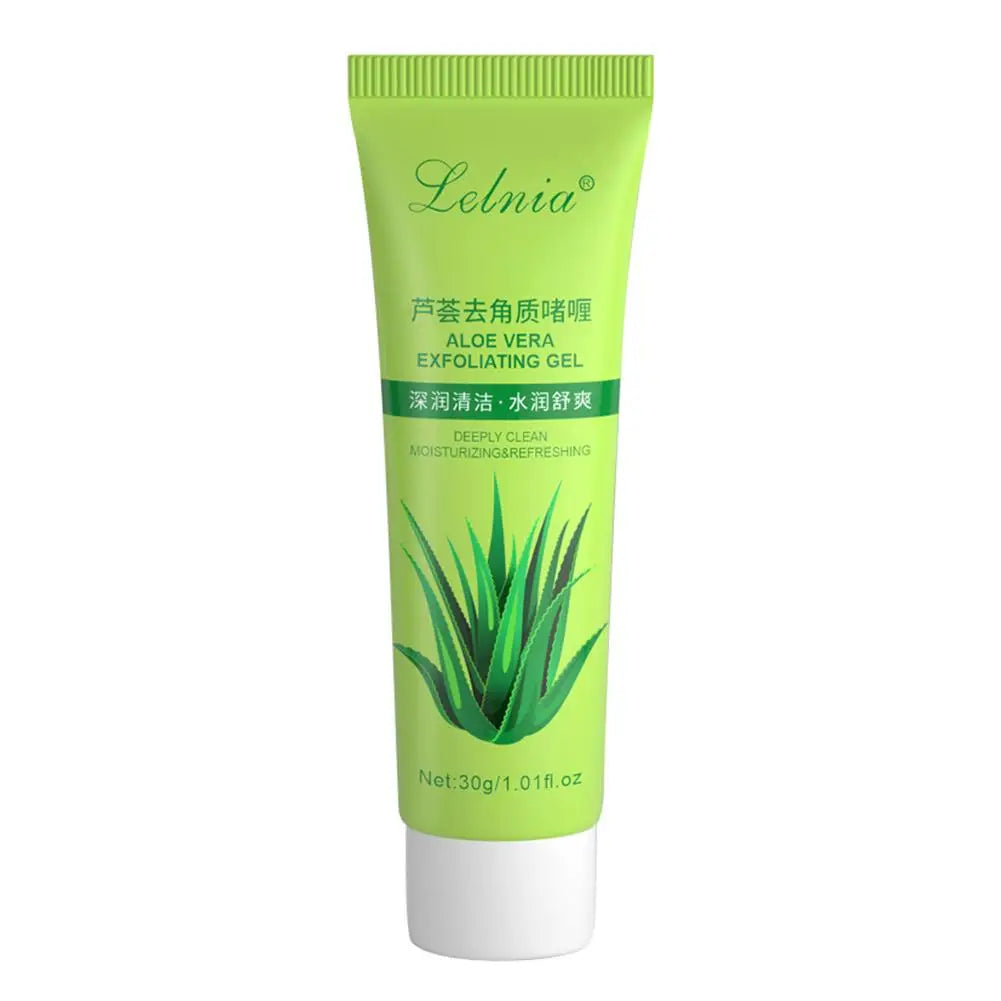 Face Exfoliating Gel Aloe Vera Facial Exfoliating Scrub Cleanses Remove Blackhead Moisturizing Shrink Pores Skin Care 30g-100g