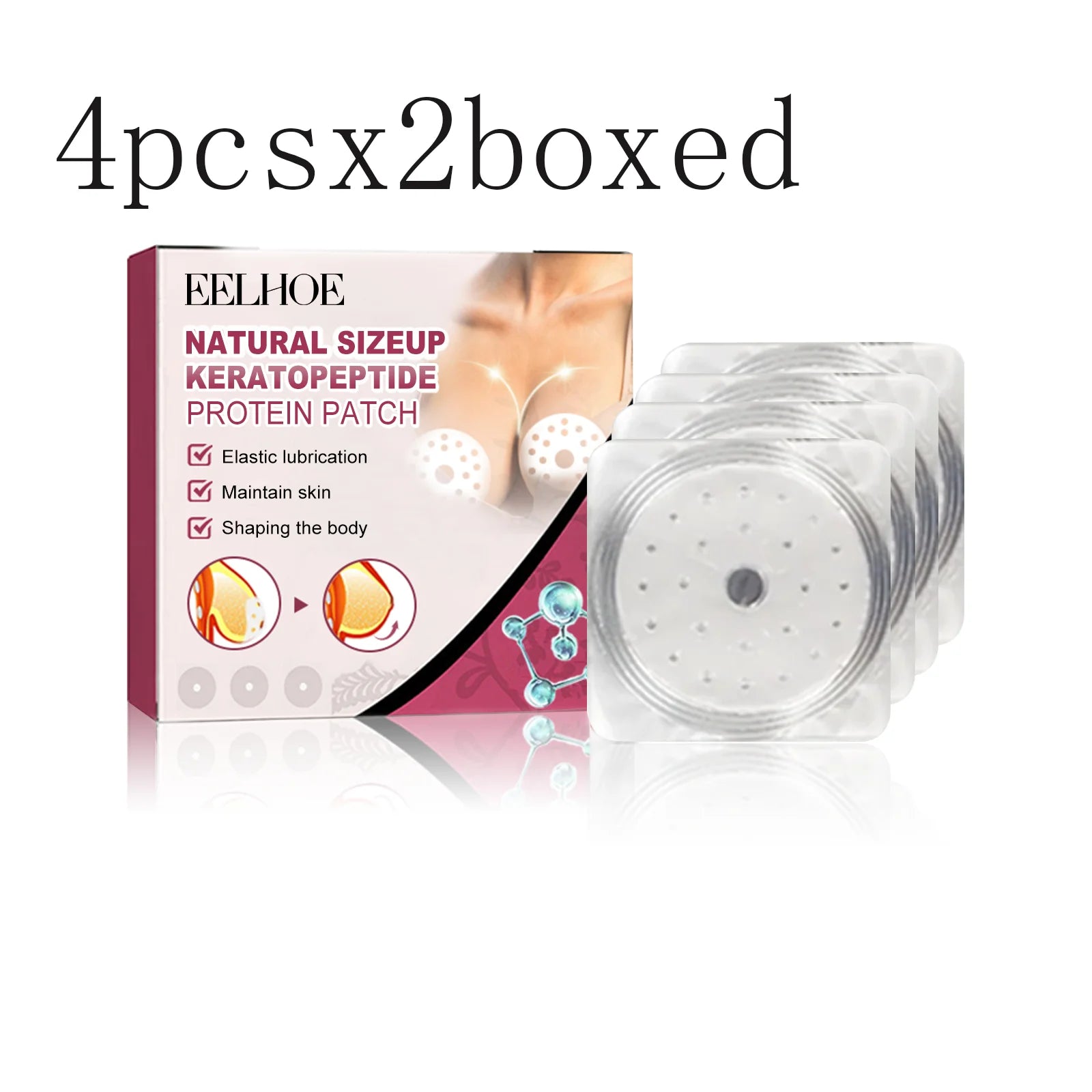 Breast Enhancement Patch: A Breast Care Patch for Preventing Sagging, Lifting, Enhancing Fullness and Increasing Breast Volume.