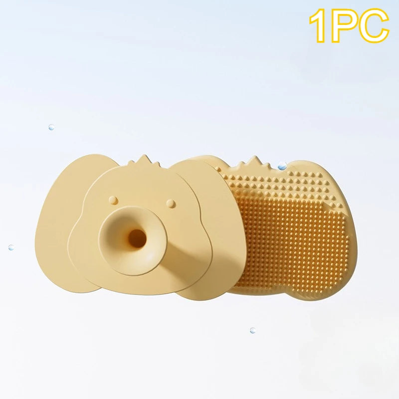 Soft Silicone Baby Bath Head Massage Brushes Cartoon Koala Hair Washing Brush Scalp Comb for Newborn Bath Tool Washing Hair Tool