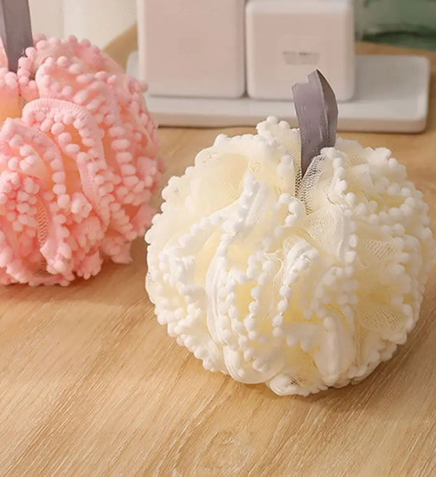 Bath Loofah Sponge Soft Mesh Shower Puff for Body Wash Bath Sponge Body Scrubber for Women & Men Body  Accessories