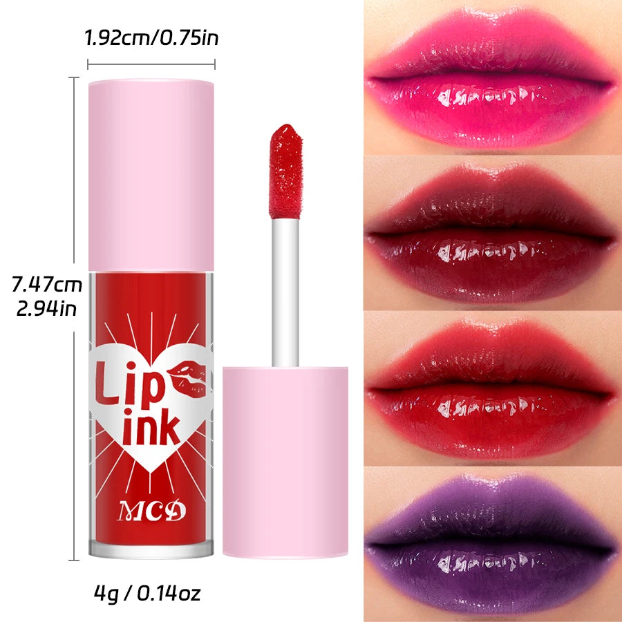 Waterproof Matte Lip tint Long-lasting Lip Glaze Sexy Plump Lip Glow Oil Velvet Lip Gloss Stain Makeup Full Color Lip Cosmetic