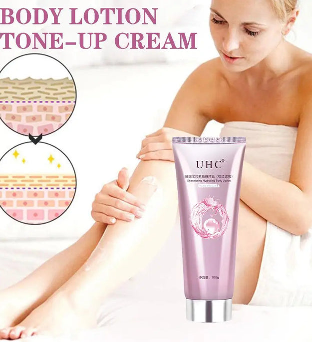 Body Lotion Tone Up Cream & Concealer Moisturizing Whitening and Radiance Repair for Healthy Beautiful Skin 100g