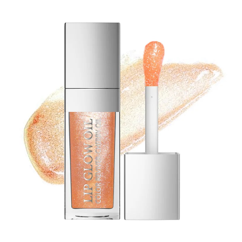 Sext Lip Oil 8ml Cherry Pink Lips Plumper Gloss Hydrating Plumping Lips Coat Tinted Lip Plumper Serum Lips Glow Oil Makeup