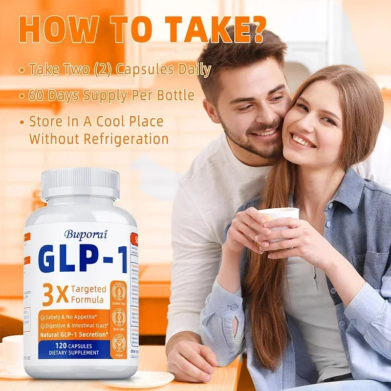 GLP-1 Supplement - Promote Metabolism, Enhance Intestinal Health, Control Appetite, Improve Immune Function, Anti-oxidationSuppl