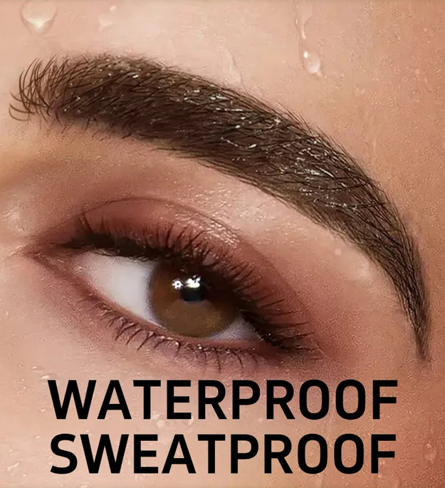 3D Dye Eyebrow Pencil Hairling Anti-smudge Waterproof Long Lasting Black Brown Large Brush Natural Wild Eyebrow Enhancers Cream