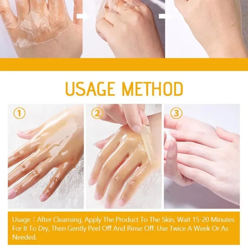 Strong Yellow Peeling Oil Bleach Dark Skin Whiten Lotion Lighten Body Elbow Knee Hand Exfoliate Dead Skin Nourish Even Skin Tone - BlissFully