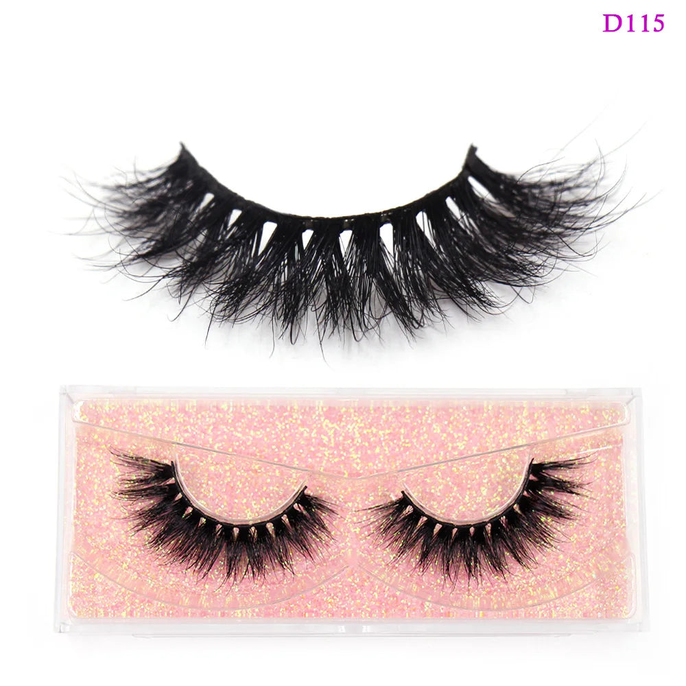 LEHUAMAO Eyelashes 3D Mink Lashes natural handmade volume soft lashes long eyelash extension real mink eyelash for makeup D103