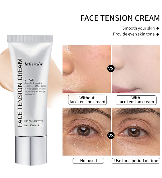 Peter Face Tighten Cream Reduce Fine Lines Pores and Imperfections 30ml No-Filter Primer Firm and Blur Skin for Flawless - BlissFully