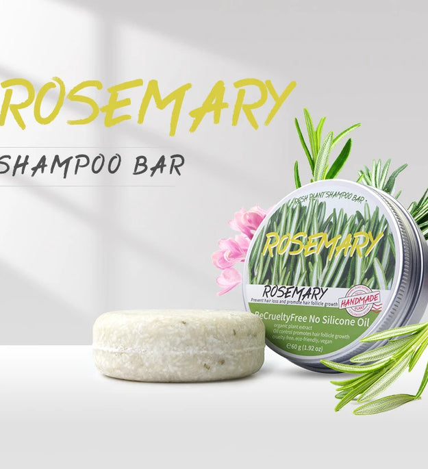 Rosemary shampoo soap without silicone oil plant shampoo soap cleanses the scalp nourishes hair controls oil - BlissFully