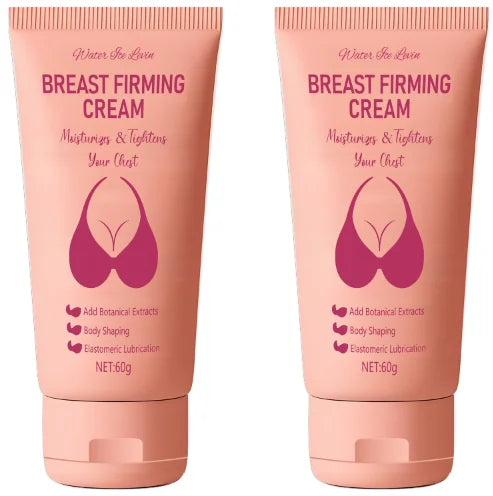 Breast Firming Cream with Collagen & Hyaluronic Acid, Moisturizes & Tightens, Body Shaping, Shea Butter, Botanical Extracts.