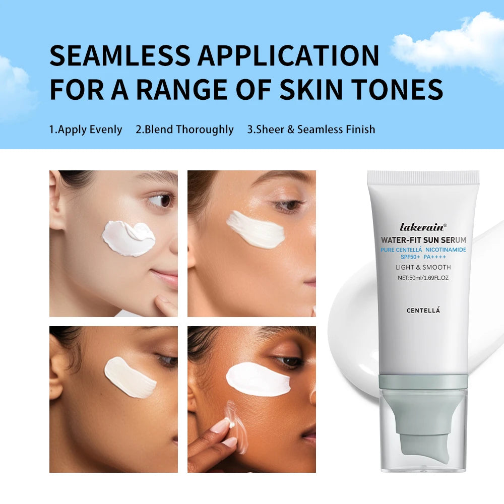 SPF50 Facial Centella Sunscreen Protector Solar Sunblock Skin Whitening Cream Korean Moisturizing Protector New Care Body