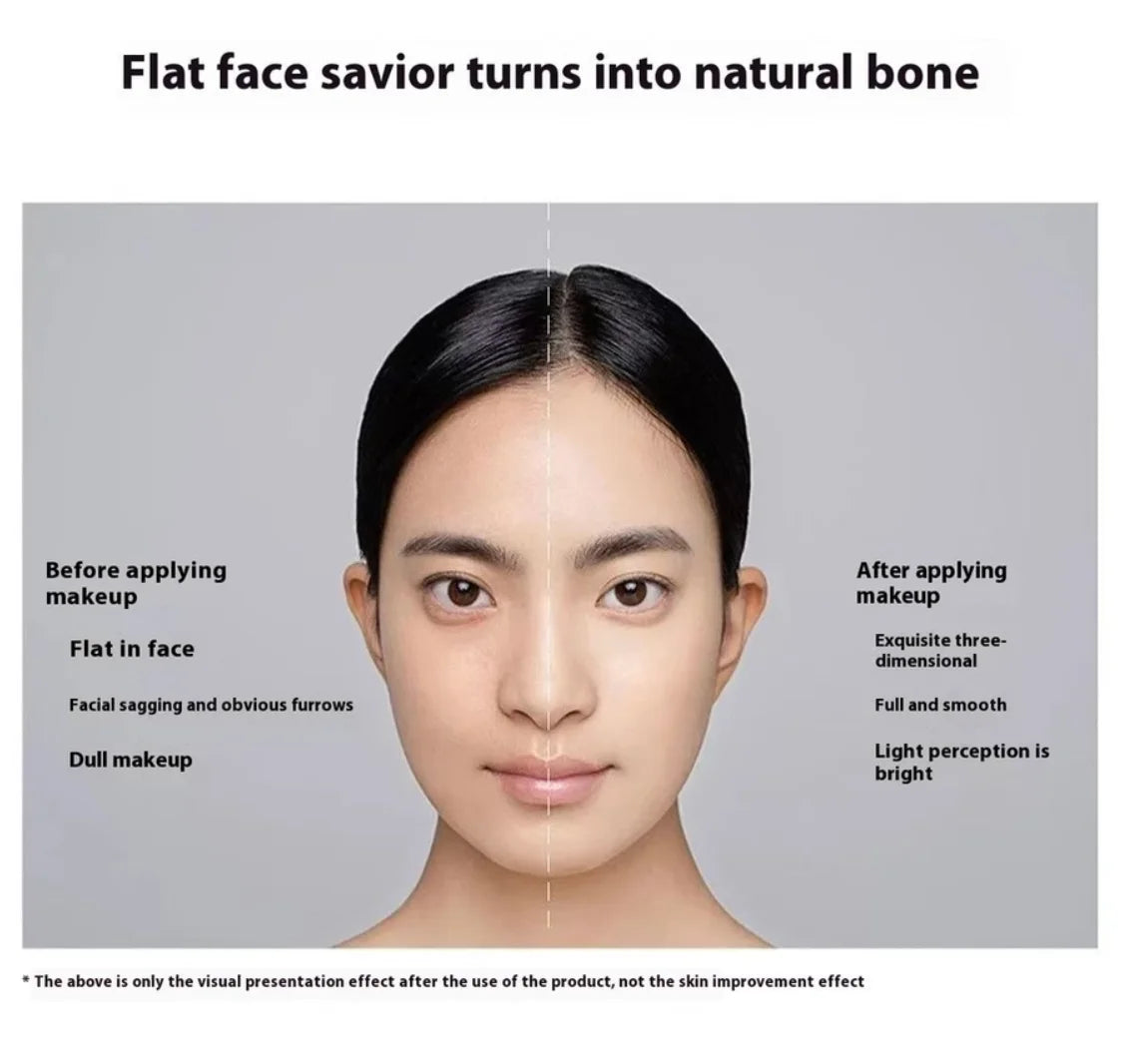 Maogeping Face Highlight Cream Light and Shadow Sculpting Highlight Powder Cream Contouring Makeup Cosmetics