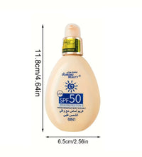 Face body sunscreen whitening sunscreen skin care cream sunscreen liquid foundation SPF50 UV protection skin - BlissFully
