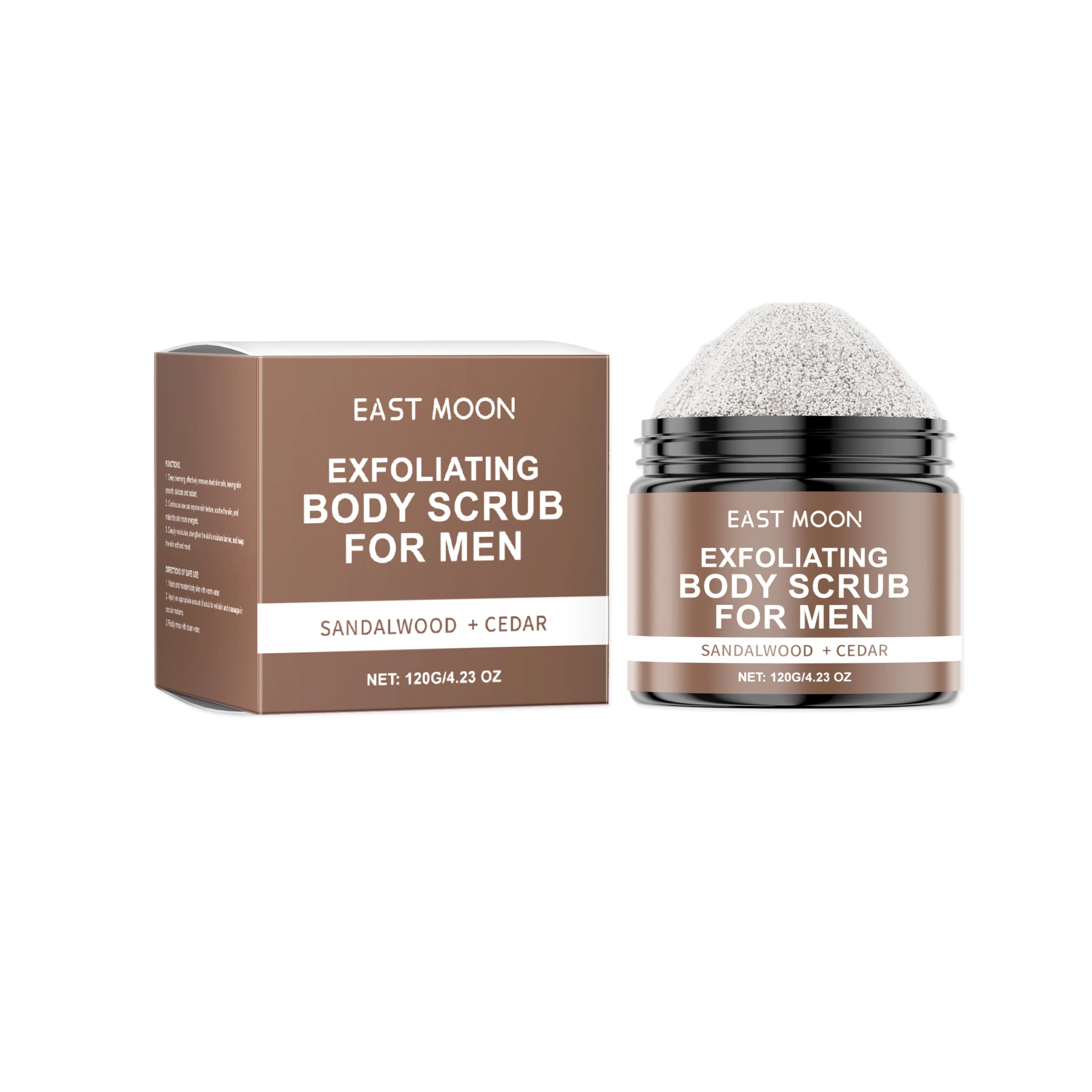 Caramel Sea Salt Body Scrub Exfoliates Dead Skin Cells Deeply Hydrates And Nourishes Cleanses Pores Men's Bath Scrub