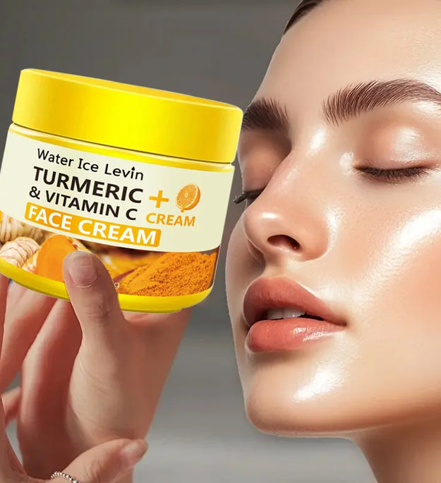 Turmeric Vitamin C Anti-Aging Cream Moisturizing Anti-Wrinkle Collagen Hyaluronic Acid Cream Skin Care Cosmetics 50g - BlissFully