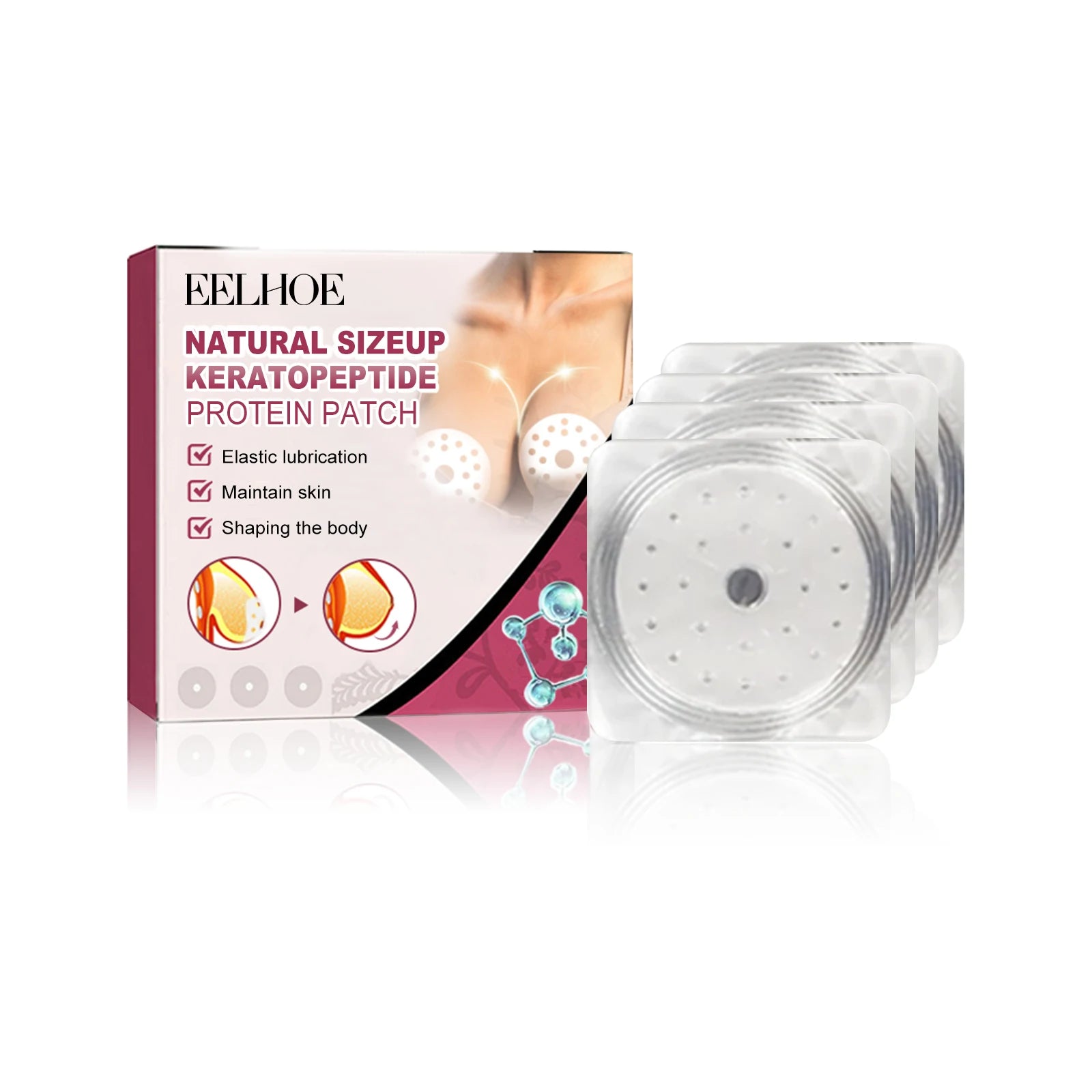 Breast Enhancement Patch: A Breast Care Patch for Preventing Sagging, Lifting, Enhancing Fullness and Increasing Breast Volume.